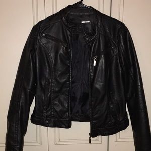 Faux-leather jacket (juniors)